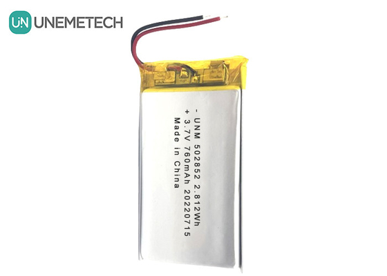 3.7V 760mAh 리?? 이온 폴리머 재충전 배터리 502852