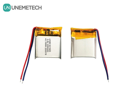 고전압 리?? 폴리머 배터리 3.8V 200mAh 521920 스마트 시계