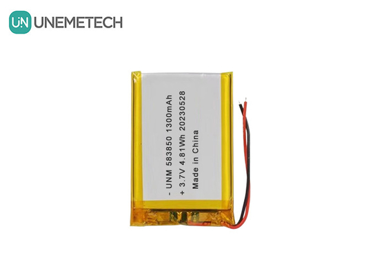 3.7V 1300mAh 표준 리?? 이온 폴리머 배터리 583850 전자 제품