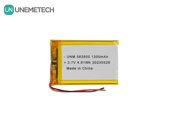 3.7V 1300mAh 표준 리?? 이온 폴리머 배터리 583850 전자 제품