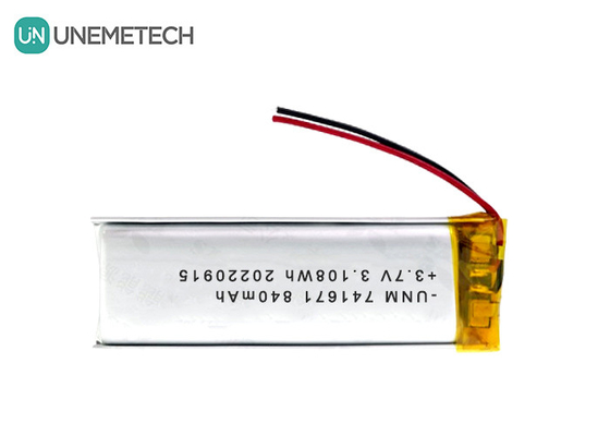 3.7V 840mAh 리포 재충전 배터리 741671 스마트 소켓용