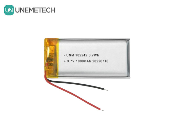 3.7V 1000mAh 102242 테이블 램프용 표준 리?? 이온 폴리머 배터리
