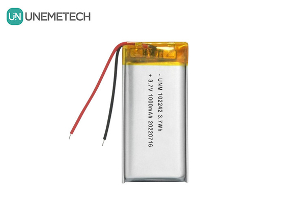 3.7V 1000mAh 102242 테이블 램프용 표준 리?? 이온 폴리머 배터리