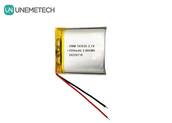 3.7V 1050mAh 커스텀 컴팩트 디자인 리포 배터리 103535 소형 프로젝터용