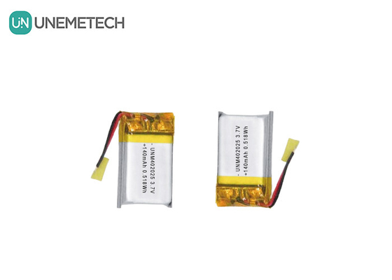 3.7V 140mAh 402025 재충전 배터리 리포 배터리 컴팩트 마사저용