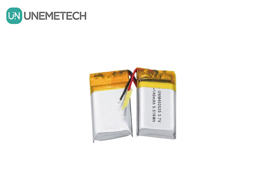 3.7V 140mAh 402025 재충전 배터리 리포 배터리 컴팩트 마사저용