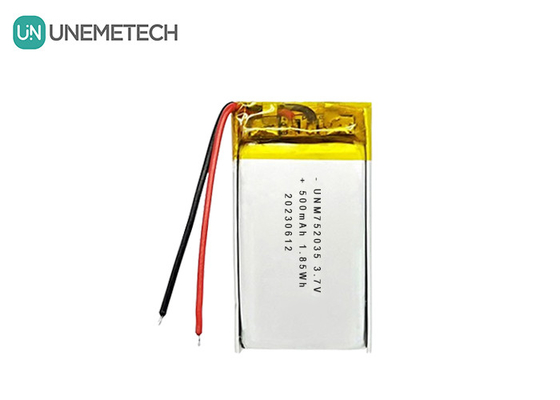 3.7V 500mAh 752035 리?? 폴리머 배터리 원격 제어