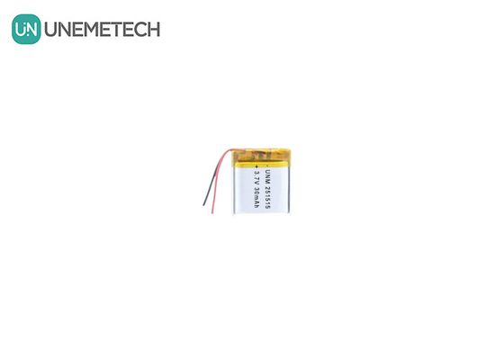 3.7V 30mAh 251515 소형 전자 온도 측정기용 소형 가벼운 리포 배터리