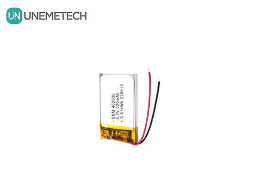 3.7V 220mAh 462030 인증서 LED 조명용 리?? 폴리머 배터리