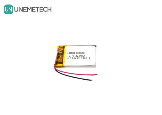 3.7V 220mAh 462030 인증서 LED 조명용 리?? 폴리머 배터리