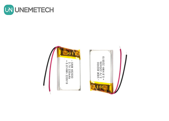 3.7V 220mAh 462030 인증서 LED 조명용 리?? 폴리머 배터리
