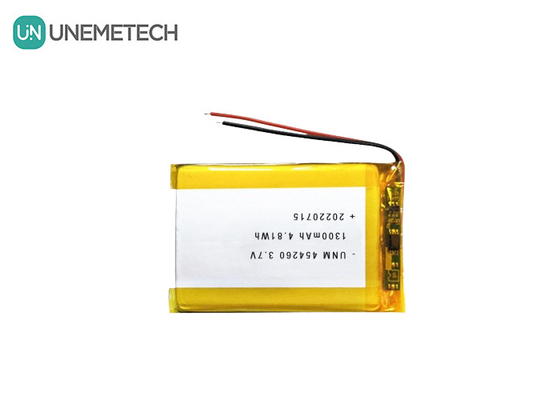 리?? 이온 폴리머 배터리 셀 3.7V 1300mAh 454260