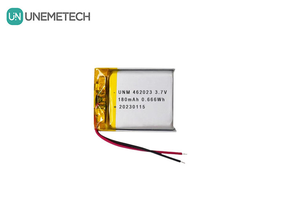 3.7V 180mAh 리이온 배터리 462023 전자 장난감용 리포 재충전 배터리 팩
