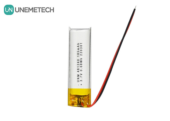 3.7V 185mAh 481240 자동차 DVR용 리?? 이온 및 리?? 폴리머 배터리