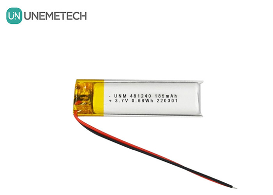 3.7V 185mAh 481240 자동차 DVR용 리?? 이온 및 리?? 폴리머 배터리