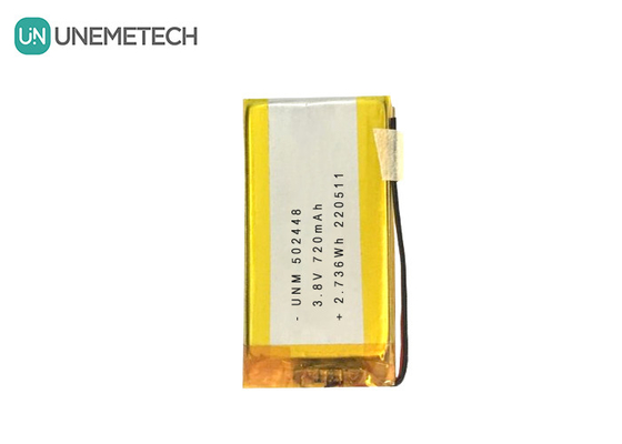 3.8V 720mAh 리포 고전압 배터리 리HV 502448 블루투스 헤드폰
