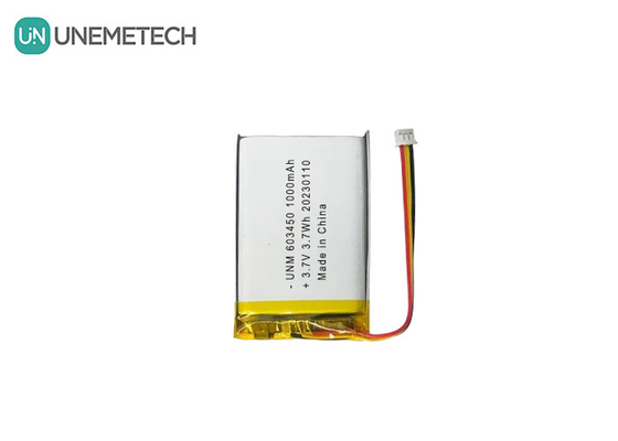 3.7V 1000mAh 603450 RC 자동차용 재충전 가능한 고 용량 리포 배터리
