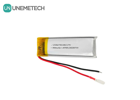 3.7V 500mAh 701450 온도 센서용 리?? 폴리머 배터리