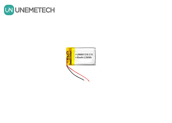 601218 3.7V 80mAh 스마트 안경용 리?? 폴리머 배터리