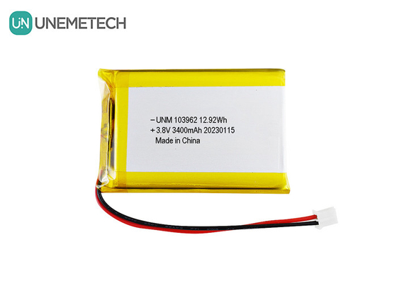 고전압 리포 배터리 103962 3.8V 3400mAh 디지털 카메라용 LiHV 배터리