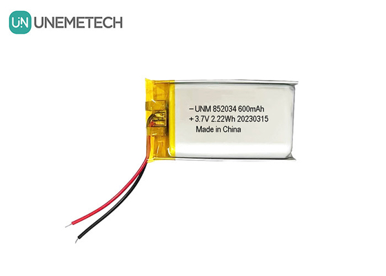 3.7V 600mAh 852034 헤드셋용 리?? 폴리머 배터리