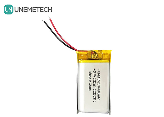 3.7V 600mAh 852034 헤드셋용 리?? 폴리머 배터리