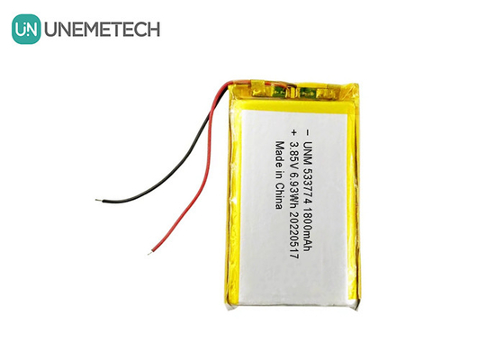 고전압 리포 배터리 3.85V 1800mAh 533774 소형 로봇용 재충전 배터리