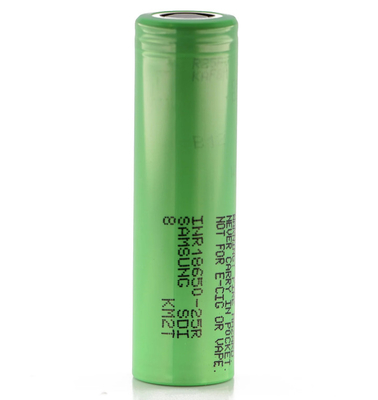 삼성 25R 18650 2500mAh 20A 배터리 3.6V 실린더 리?? 이온 셀 INR18650-25R