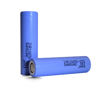 삼성 25S 18650 2500mAh 20A 배터리 3.6V 실린더 리?? 이온 셀 INR18650-25S