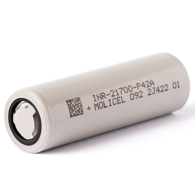 모리셀 21700 P42A 4200mAh 45A 배터리 INR-21700-P42A 플래트 톱 배터리