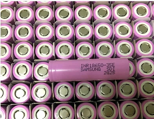 삼성 35E 18650 배터리 3500mAh 8A 3.6V 실린더 리?? 이온 셀 INR18650-35E