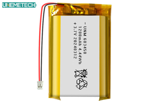 3.7V 1200mAh 리?? 폴리머 배터리 603450