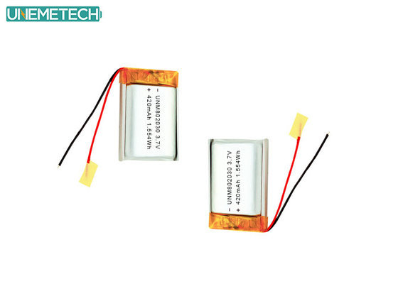 3.7V 420mAh 802030 재충전 가능한 폴리머 리?? 배터리