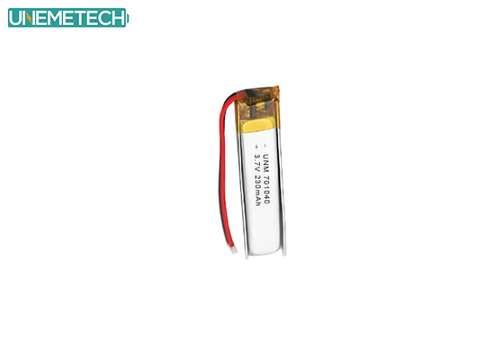 블루투스 이어폰 리포 배터리 701040 3.7 V 230mAh CE 및 IEC62133 승인