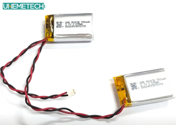 2C 빠른 충전 리포 배터리 902030 2P 3.7V 1100mAh 리?? 폴리머 배터리 팩