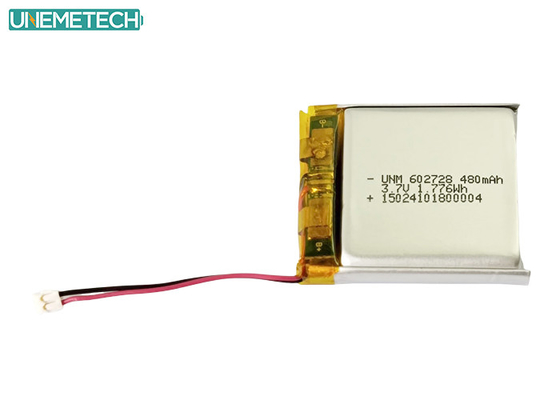 3.7V 480mAh 602728 리온 이온 폴리머 배터리 미니 레코더