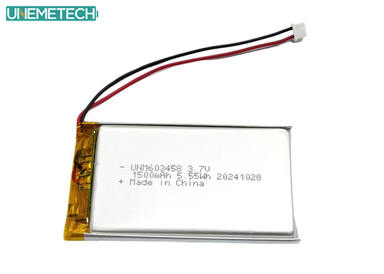 재충전 가능한 폴리머 리?? 이온 배터리 603458 3.7V 1500mAh 프린터용 리포 배터리