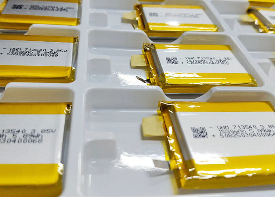 3.85V 고전압 리?? 폴리머 배터리 1530mAh 713540 의료기기용