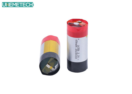 품질 3.7V 650mAh 16350 Vaping 분무기용 높은 방전율 5A의 원통형 LiPo 배터리 공장