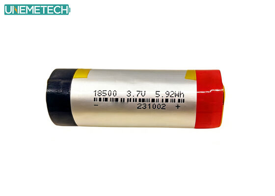 품질 가전제품용 3.7V 1600mAh 18500 원통형 폴리머 리튬 이온 배터리 공장